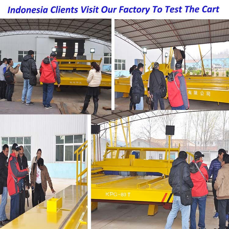 Customized Workshop Railroad Transfer Traverses For Rail Car Facility 40 T