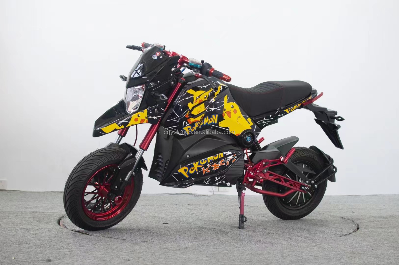 Max. Speed 61 80km/h 2000w 72v High Speed Long Range Electric Motorcycle for Adult
