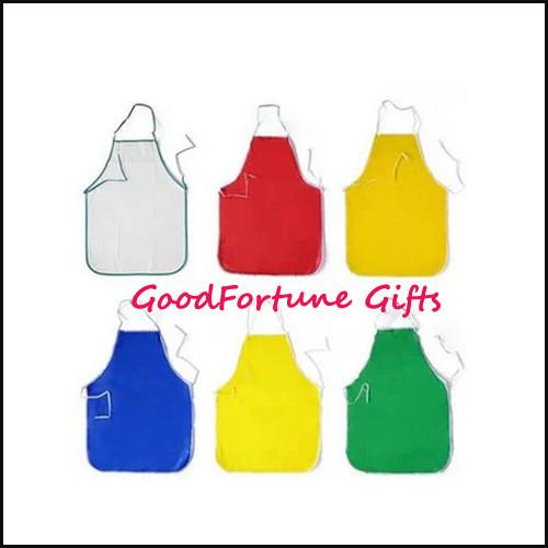 Kitchen Stain Resistant Apron Coloured PVC Waterproof For Adults Ease Of