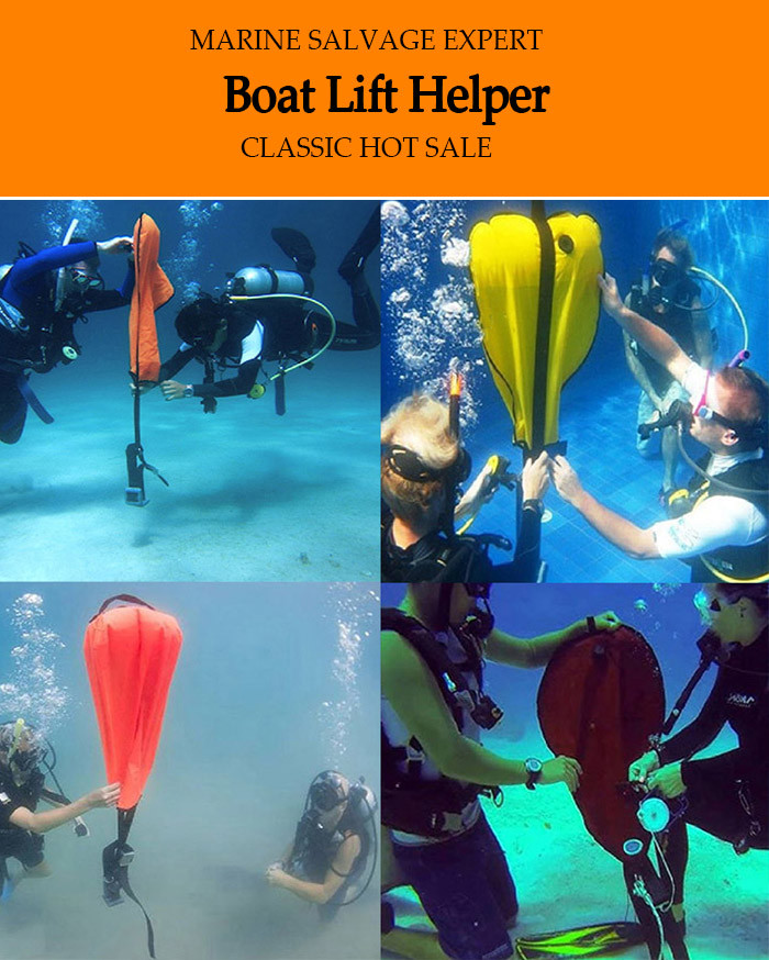 Parachute Design Cutting Edge Boat Lift Helper Bags For Even Weight Distribution And Stability