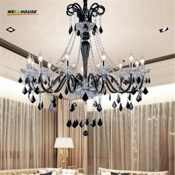 Black hanging chandelier for Living room Kitchen Lighting (WH-CY-66)