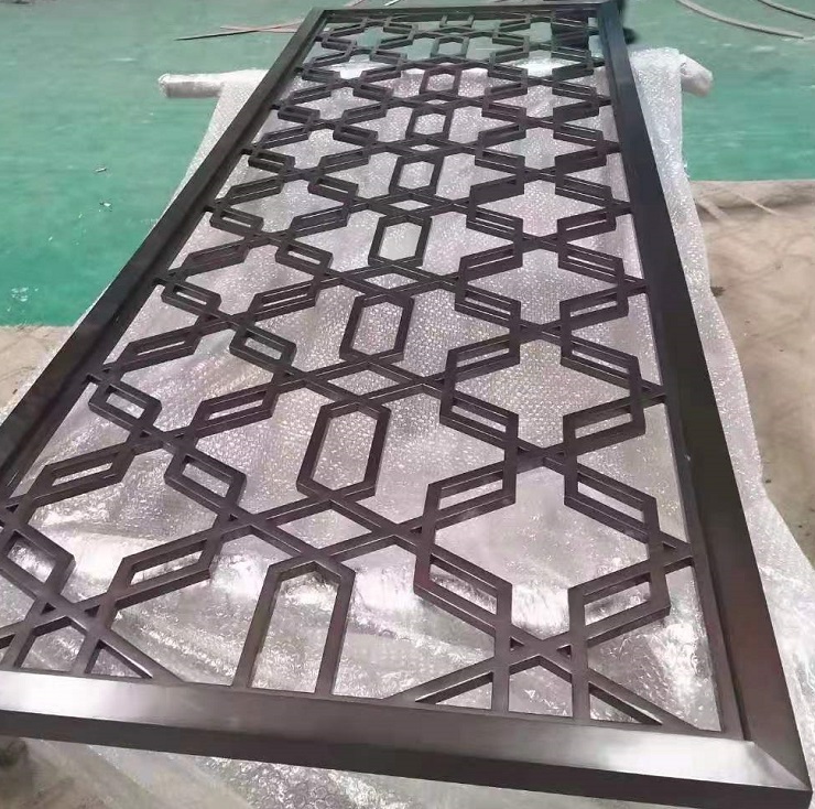 Restaurant removable soundproof folding screen room divider with wheels
