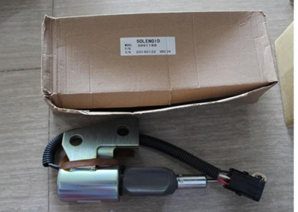 Engine Solenoid 12V 24V Fuel R140-7 Solenoid Valve 3991168 SA-4941-24 4BT3.9-G2