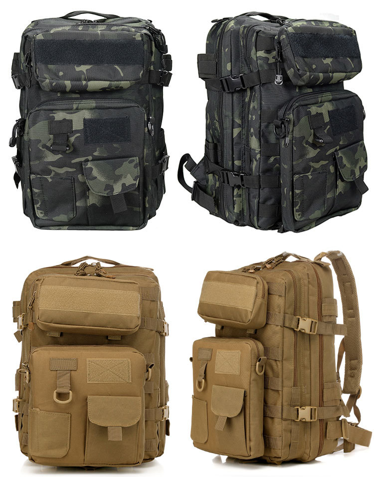 Waterproof Internal Frame Mountaineering and Camping Backpack with Molle