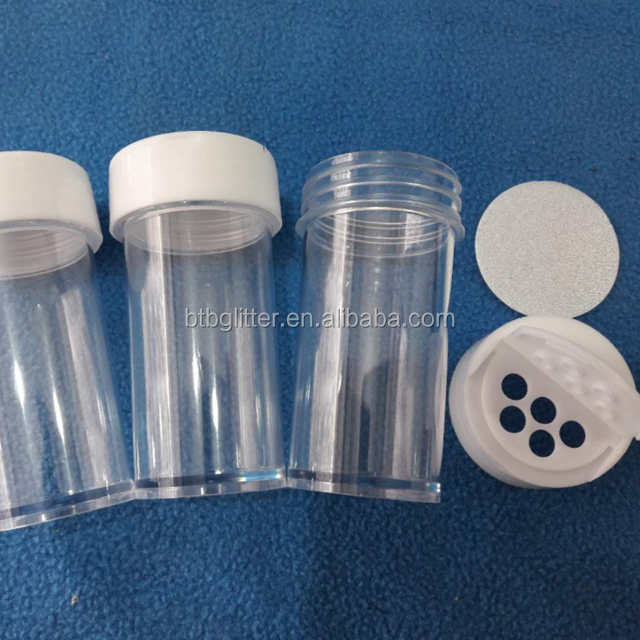 European Regional Feature Empty Plastic Glitter Shakers for Decoration