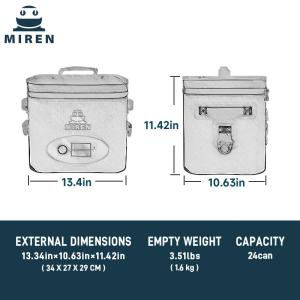 Popular Customisable Beeping 14L Soft Cooler Bag With Bluetooth Audio.