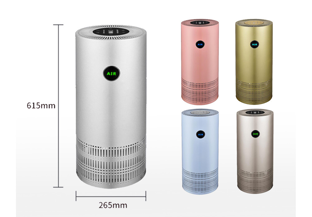 PM 2.5 Detection Pre Filter 220V 40W Hepa Air Purifier OEM Color