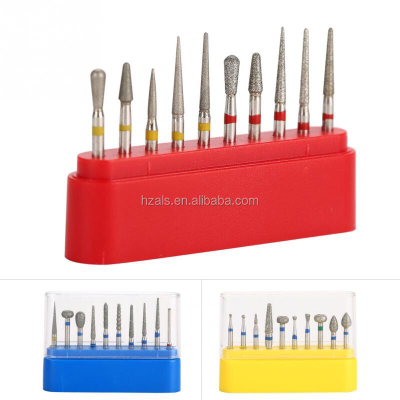 60 Holes Slots Round Dental Bur Box Organizer Block Holder 3 Colors OEM