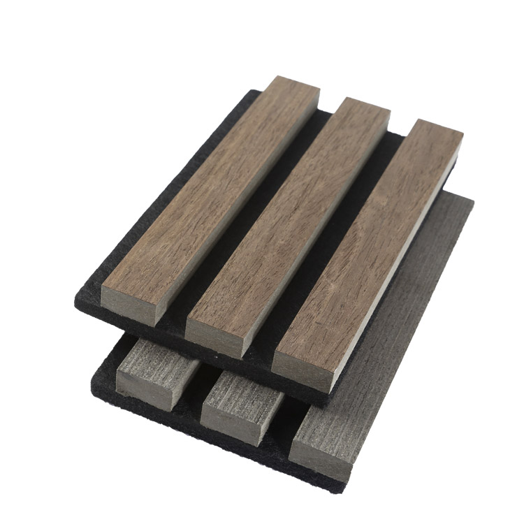 Bedroom Coating Finish Acupanel Contemporary Oak Grey Felt Acoustic Wood Wall Panels