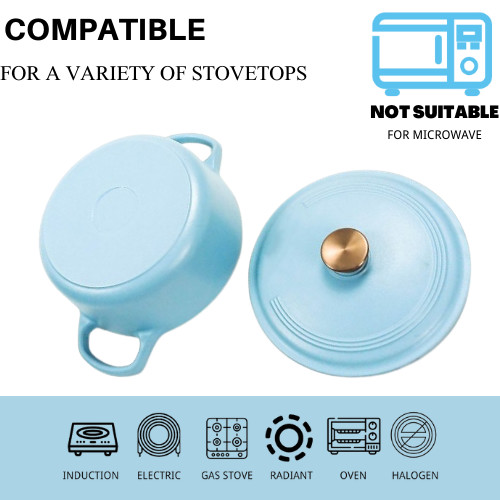 User Friendly Enamel Cast Iron Cocotte For Easy Cooking And Cleaning