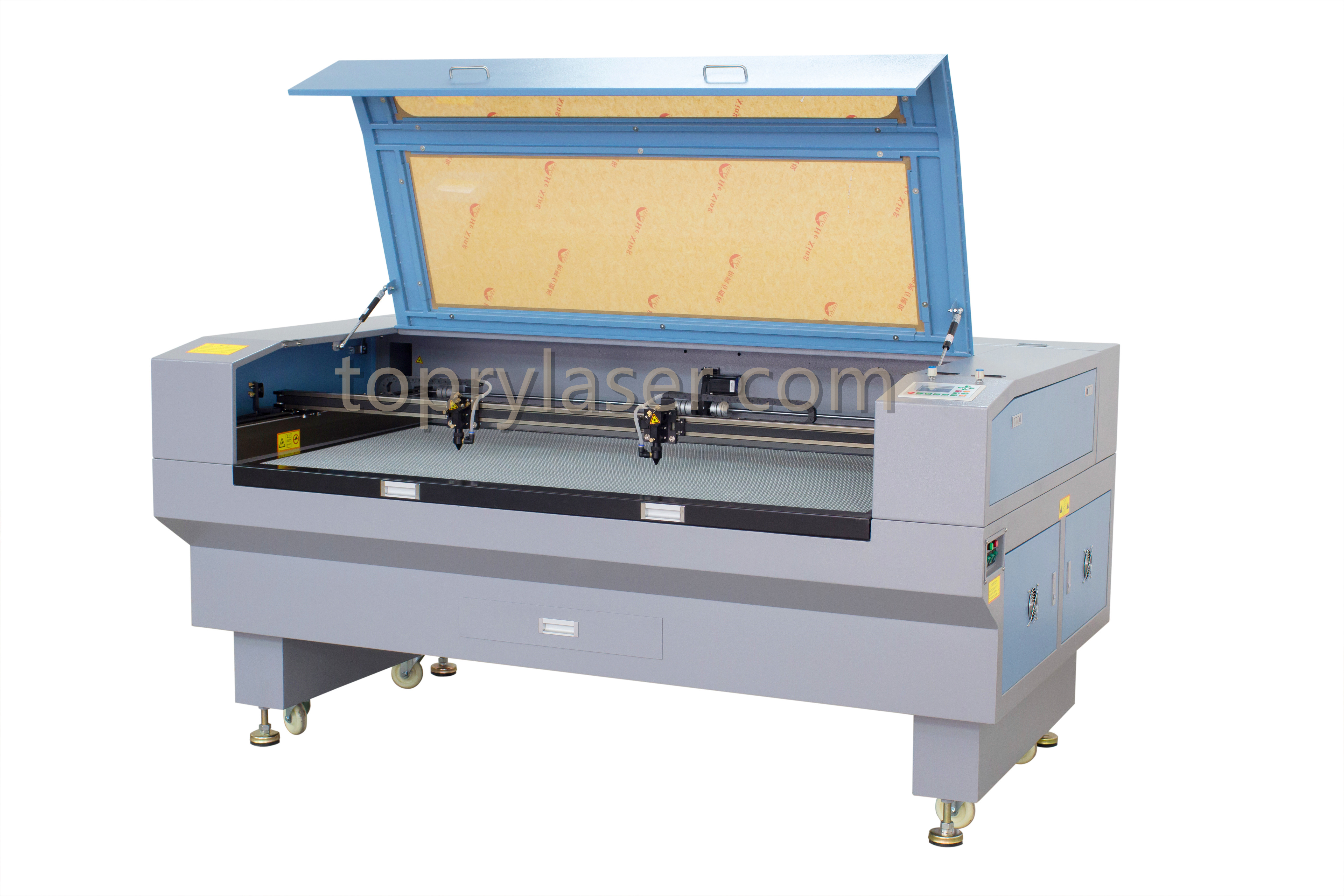 Plastic Acrylic Plexiglass CO2 Double Heads Laser Cutting And Engraving Machine(JM1680T)