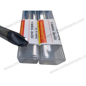 Carbide 4-Flute Shank Type End Mills For Semi-Finishing To Finishing HYD5*1*90°