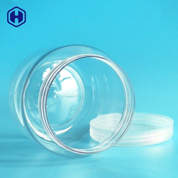 Mason Round Leak Proof Plastic Jars Wide Mouth Screw Lid Fully Airtight
