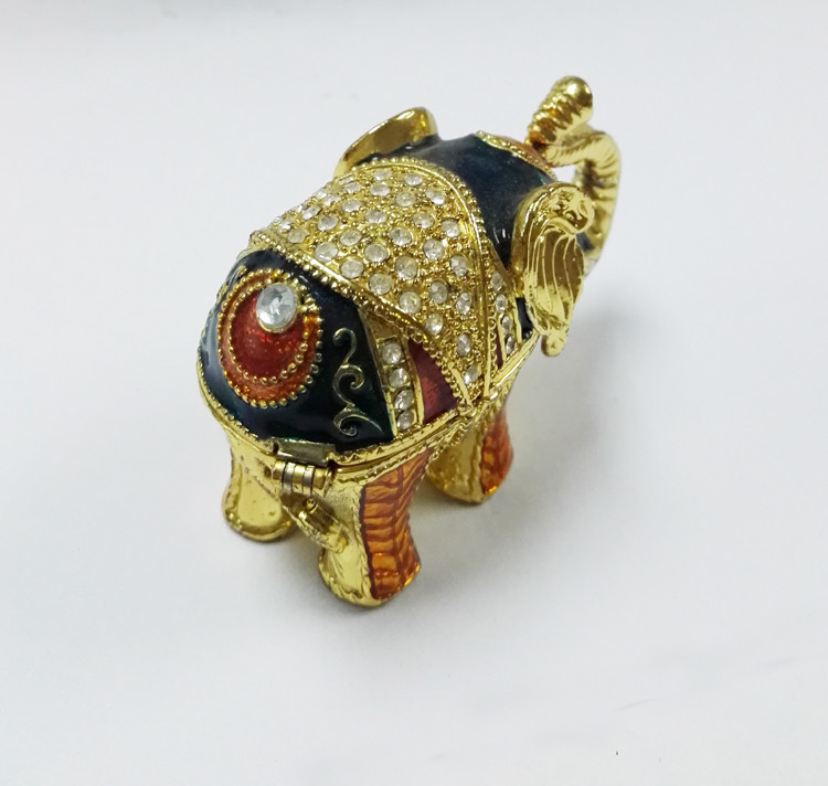 Indian elephant decorated Custom Made Jewelry Boxes animal gift box for jewelry wedding gift