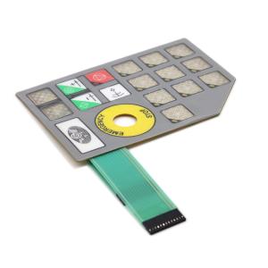 Waterproof Capacitive Membrane Keypad With PET Circuit ZIF Connector