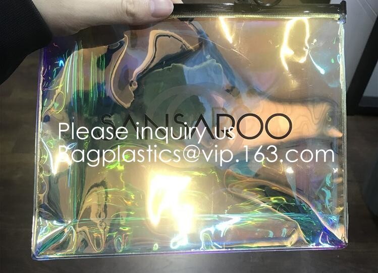Customized Printing EVA Pouch Clear Cosmetic Bag Waterproof Toilet Bag for Travel,eva zipper slider cosmetic bag, bageas