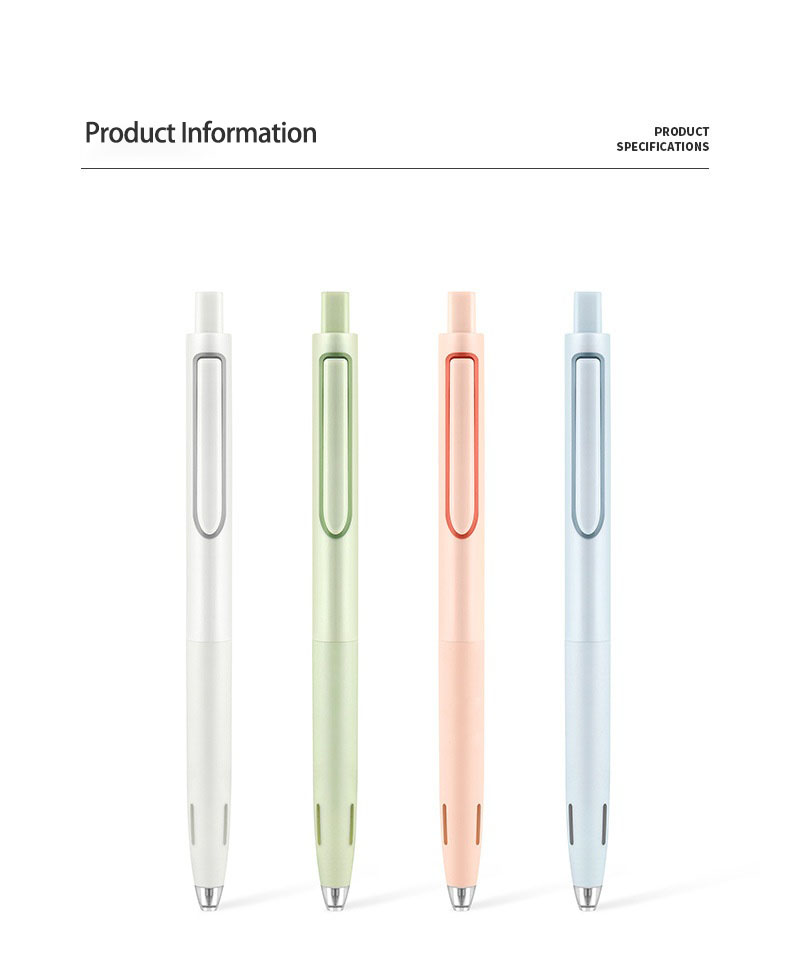 Time Capsule Press Mute Fast Dry Gel Pens 0.5mm Double Bead Tip Neutral Pen