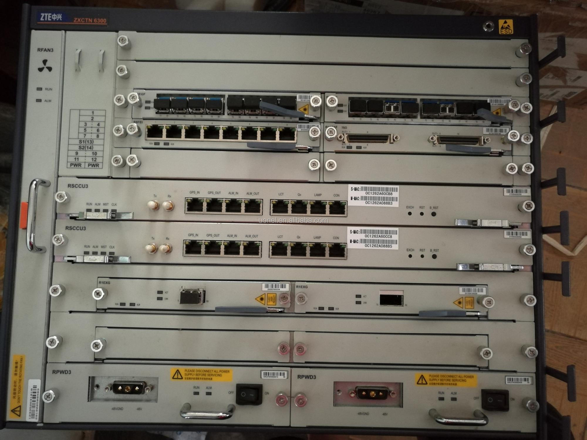 ZTE ZXCTN 6300 ZTE ZXCTN6300 Multiple Service Packet Transport Platform ZTE PTN 6300