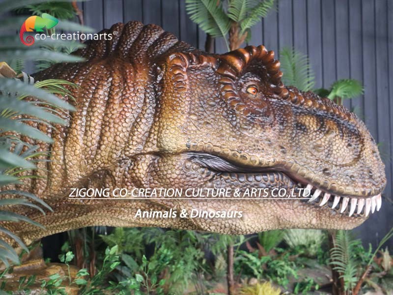 Life Size Jurassic World Animatronic T Rex Head Dinosaur Infrared Sensor Control