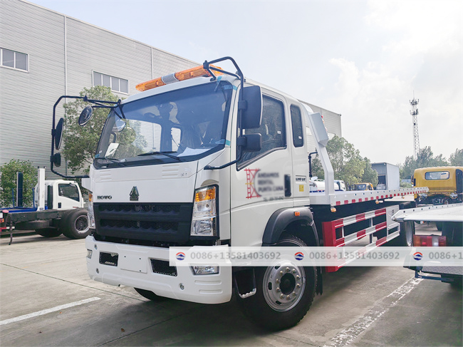 Factory Cheap One Tow Two 8ton 10ton Flat Bed Tow Wrecker Truck Body