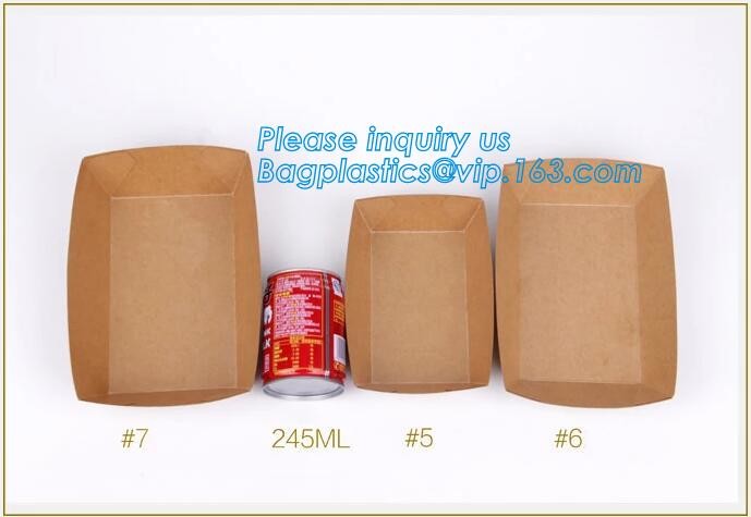 Take out Food Packing food containers Biodegradable Lunch Box Disposable Kraft Paper Box,brown kraft paper food box / Wh