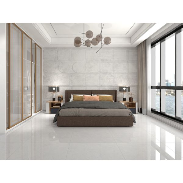 Quality Polished Glazed Marble Porcelain Tile 800X800mm With Full Body for sale