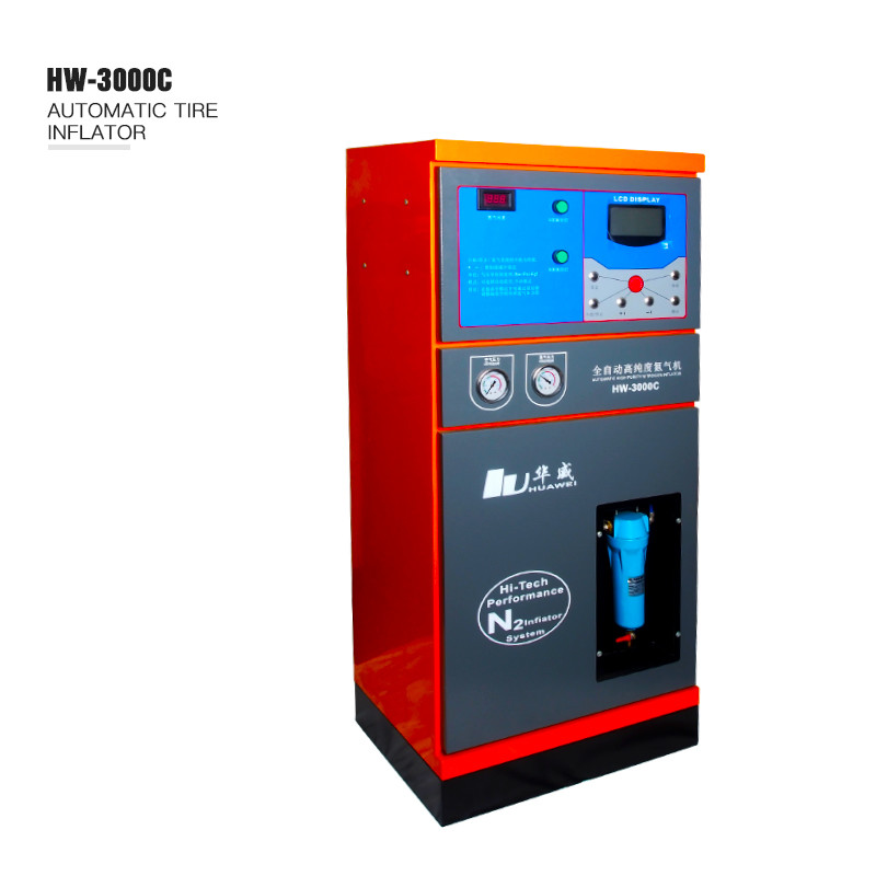 LCD Screen 220 CMS Nitrogen Gas Machine For Car Tyres Fully Automatically