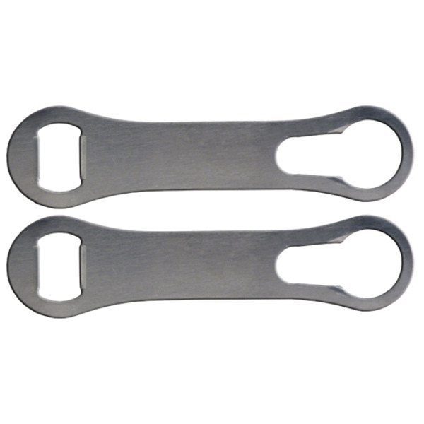 Cool Innovative Promotion Fancy Gift Brushed Metal Stainless Steel Bar Blade Speed Laser Blank Beer Bottle Opener