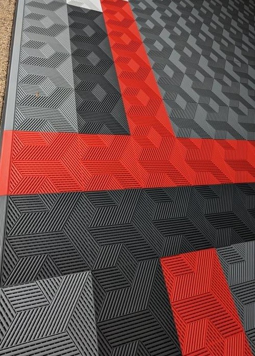 UV Proof Interlocking Garage Tile 25000Lbs Interlocking Carpet Tiles For Garage