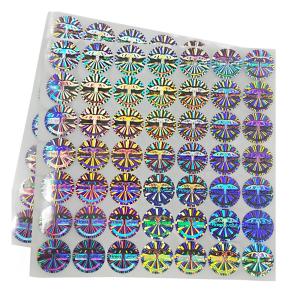  Security Customized 3D Hologram Sticker Digital Print Manufactures