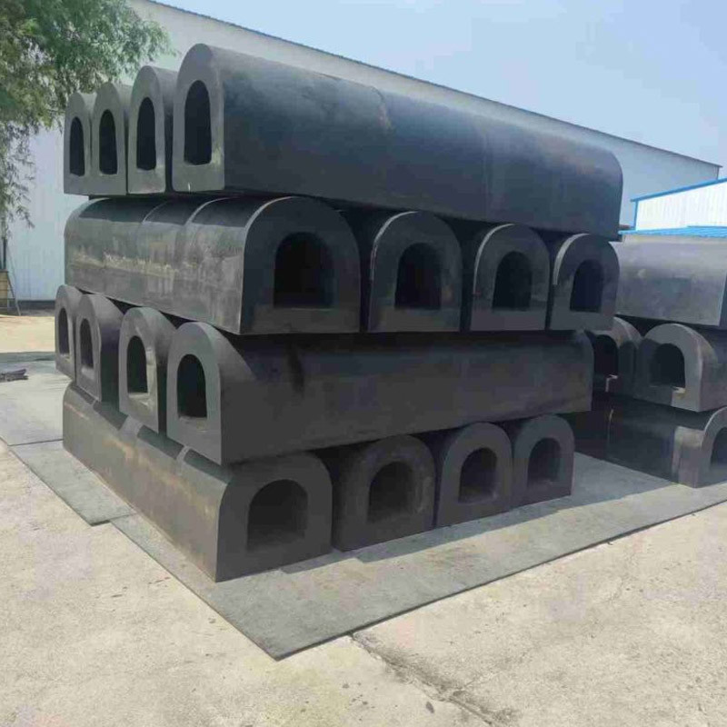 Solid D Rubber Fenders Reliable Shoreline Defense Easy Installation Design