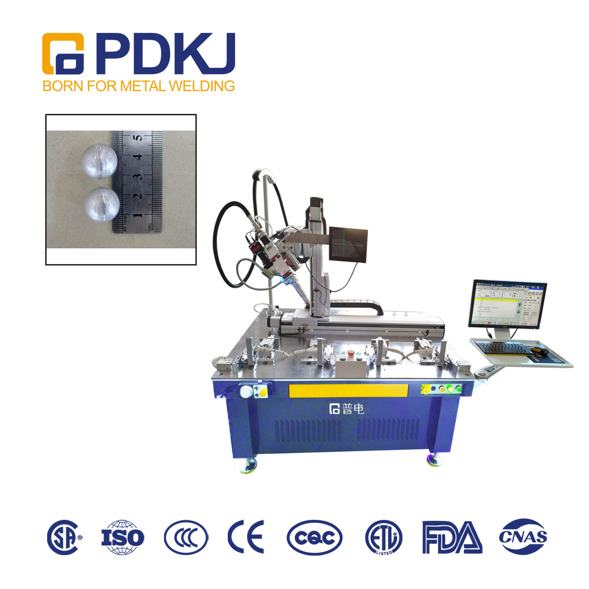 LW CNC 1mm Small Parts Laser Welding Machine Triaxial Automatic
