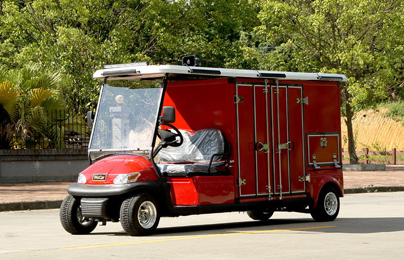 Electric Fire Truck 2 Seater CE Approved With Trojan Battery Electric Golf Carts
