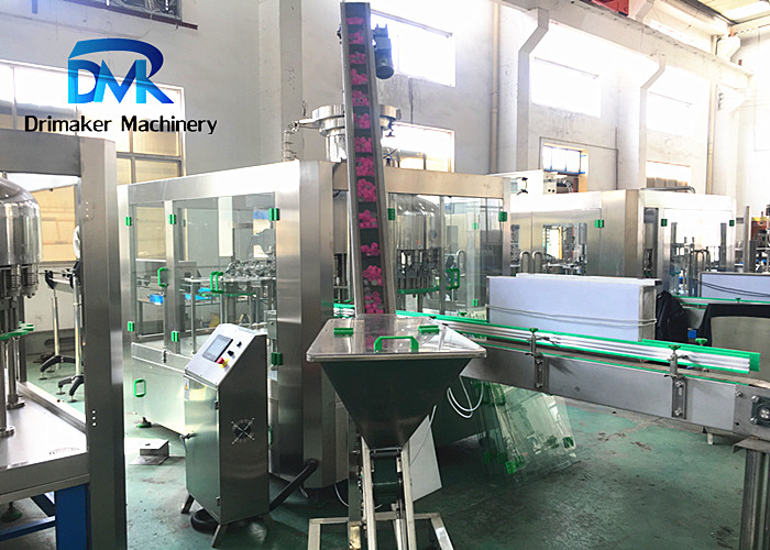 Stainless Steel Water Bottling Machine With Automatic Cap Loading System