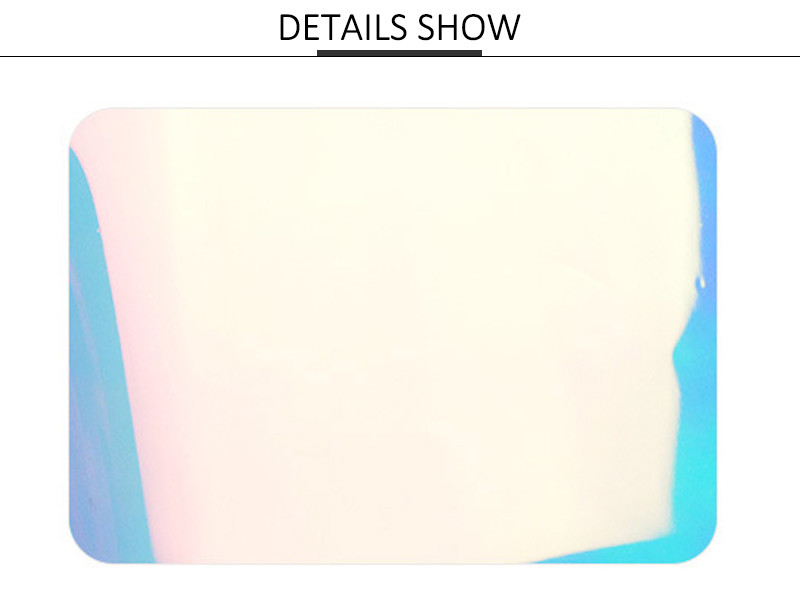 Transparent TPU Toiletry Washable Iridescent Holographic Bag