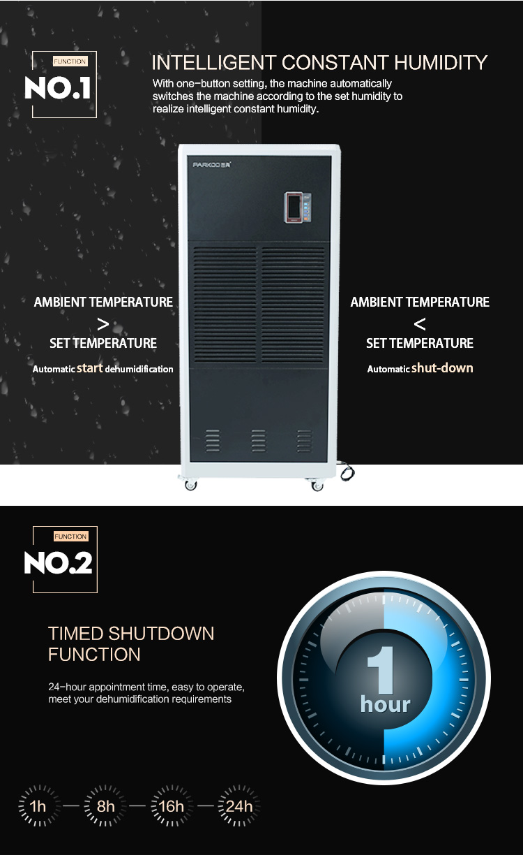 Automatic Defrosting Industrial Air Dehumidifier For Warehouse