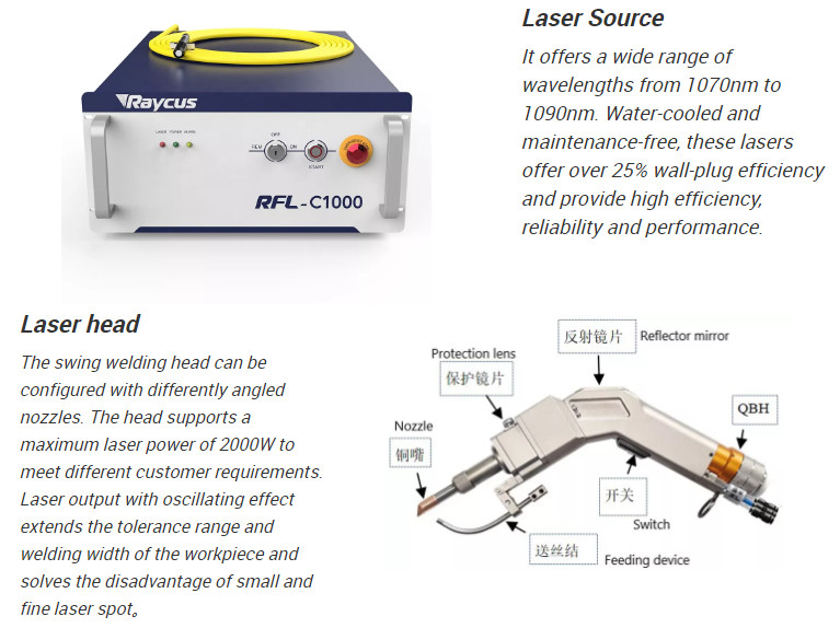 2kw 3kw 1000w Laser Welding Machine 220V Single Pulse 50HZ/60HZ