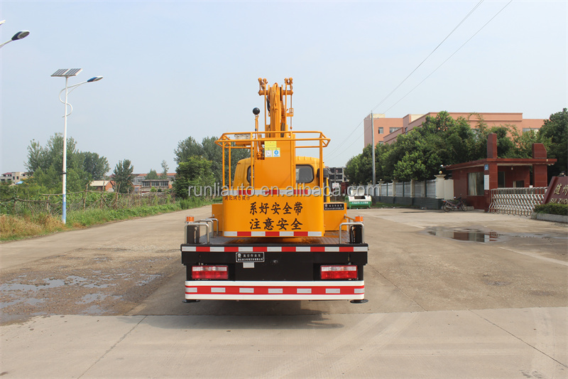 High Quality Good Price Double Row 13m Small Operation Platform Aerial Work Platform Truck