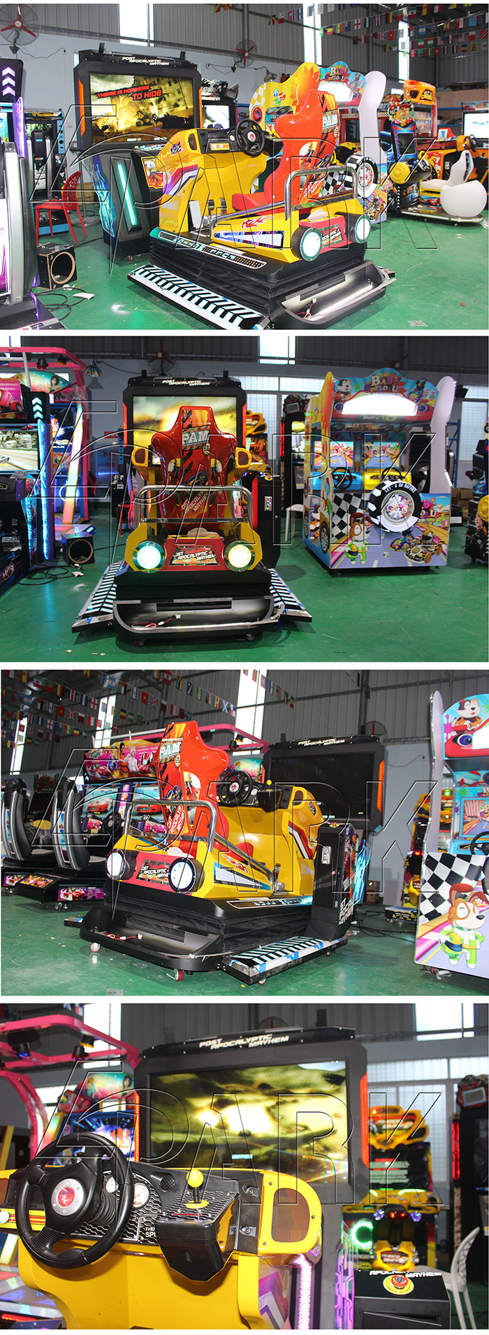 Video Arcade 3D Dynamic Car Racing Game Machine
