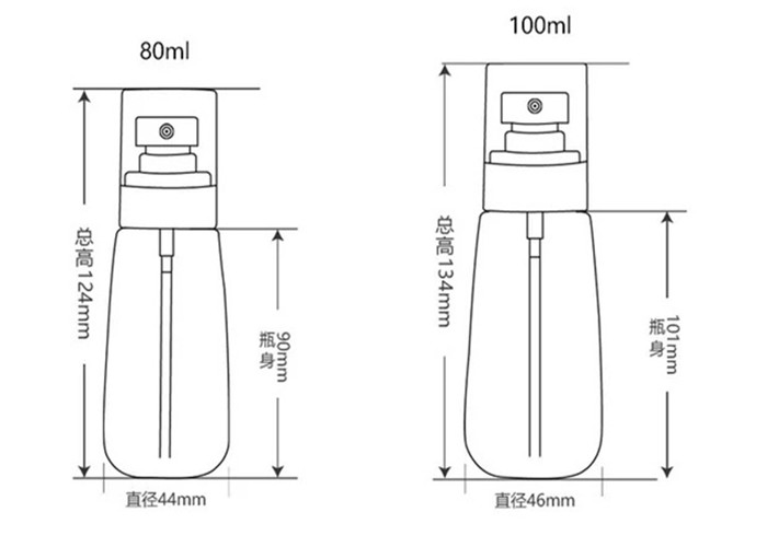 60ml Recycled 150ml PETG Plastic Bottles Dark Green Color With Screw Sealing