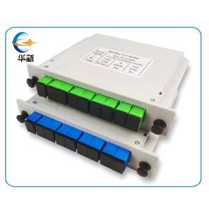  Sc Fiber Optic Cassette Plc Splitter Card Inserting 1X2 1X4 1X8 1X16 1X32 Way Mini PLC Splitters Card Type Box Splitter Manufactures