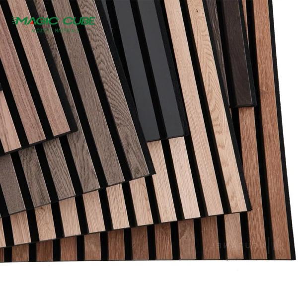 2400*600*21 mm WoodUpp Akupanel Decorative Wood Acoustic Panels for Commercial