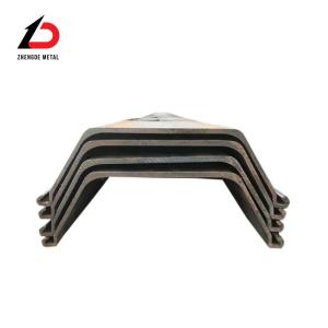 Machinability Interlocking Sheet Piles Z Type U Type JIS5528 GB T20933-2014