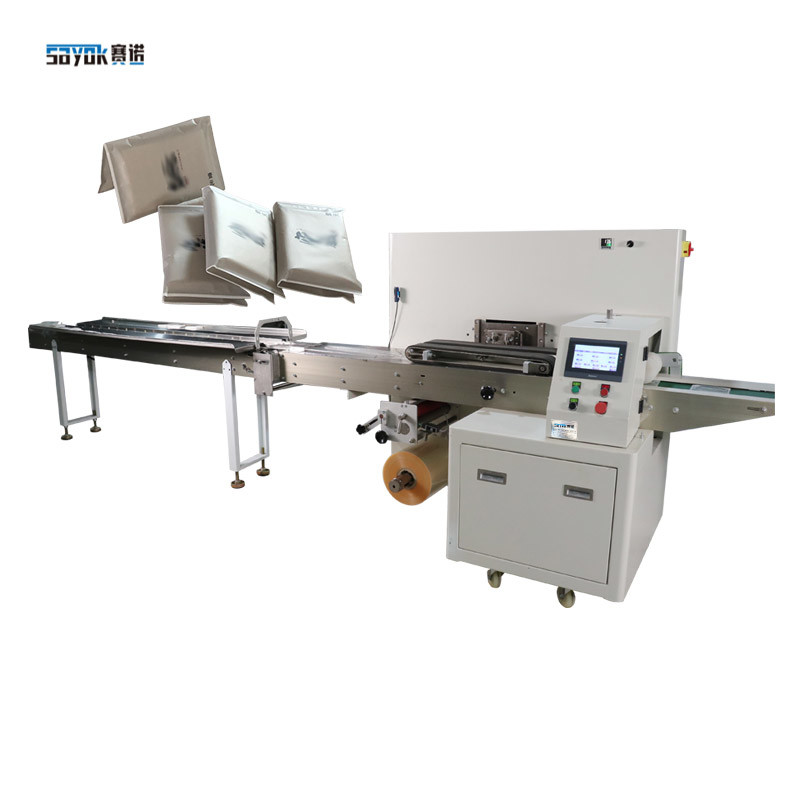 0.6Mpa Napkin Packaging Machine Horizontal Wallet Type Restaurant Advertising