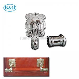  H057 Australia Style Metal Coffin Handles Zamak Fix bar handles Manufactures