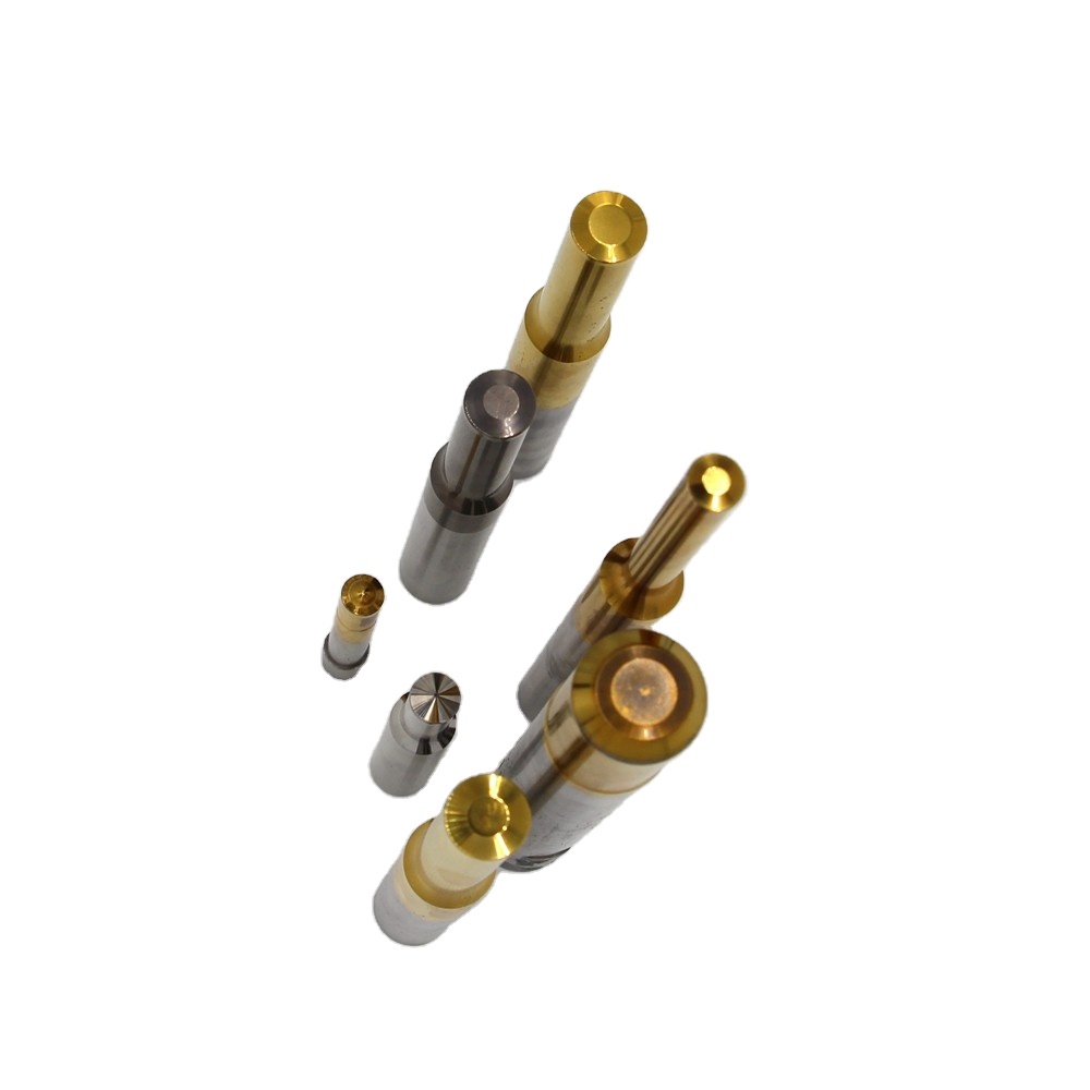 2025 New Design Cold Heading Process TiN Coating Punch Pin With M42 And H59 HSS Punches High Red Hardness Wear Resistance