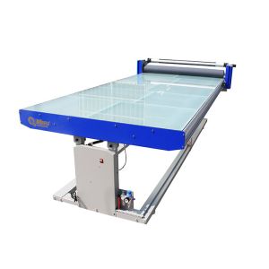  Adjustable Height Vinyl Applicator Machine 1300mmx2500mm Flatbed Applicators With Tilt Function Manufactures