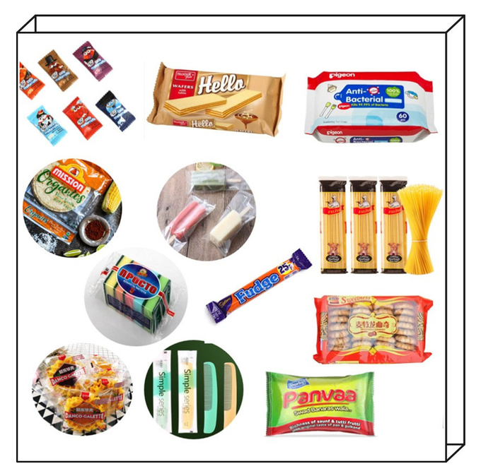 PLC Control Cookie Packing Pachine PD320 Food Packaging Machine Individual Cookie Packaging Machine 1