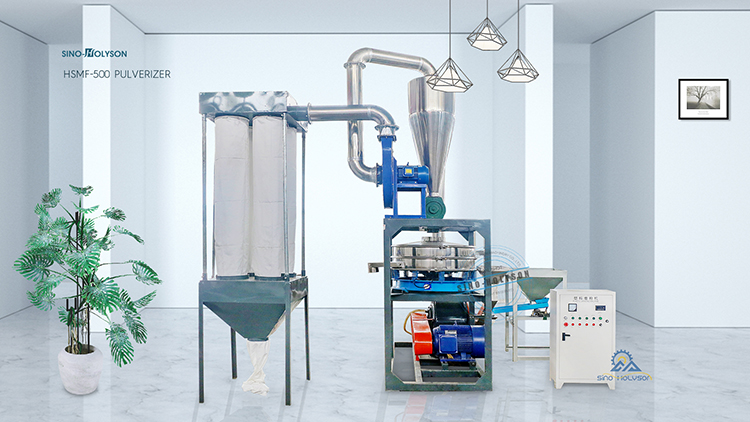 380v Sino Holyson High Quality Plastic PVC Pulverizer Plastic Powder Making Machine
