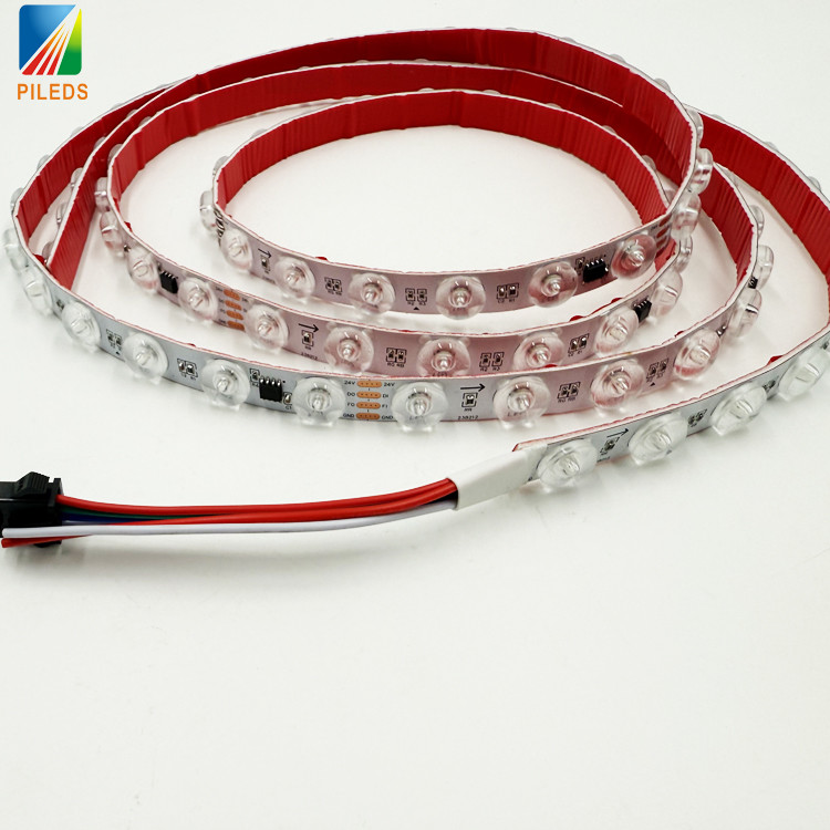 24V Digital RGB Flexible LED Strip 48LEDs Copper Body IP20 Rated Smart Strip Lights Diffuse Reflection 12mm PCB LED Lights